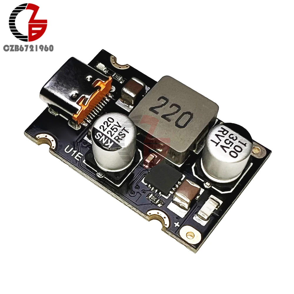 PD 65W Fast Charging Module Type-C Interface Supports PD3.1 QC3.0 SCP PPS Fast Charging For Arduino DC 8-30V Fast Chaege Module