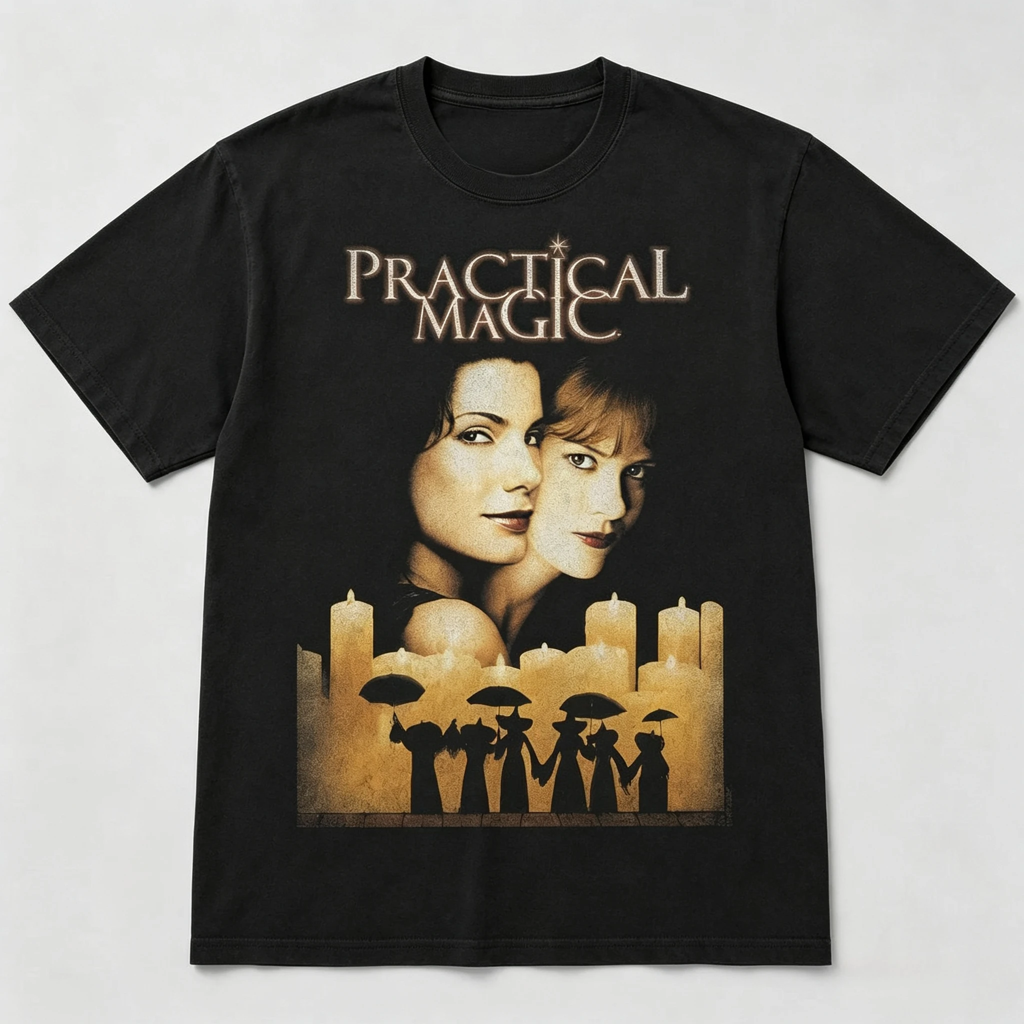 Practical Magic 1998 Shirt Vintage Witch Movie Men Tee Halloween Midnight Margaritas Shirt Witchy Graphic Tee Spooky Season Gift
