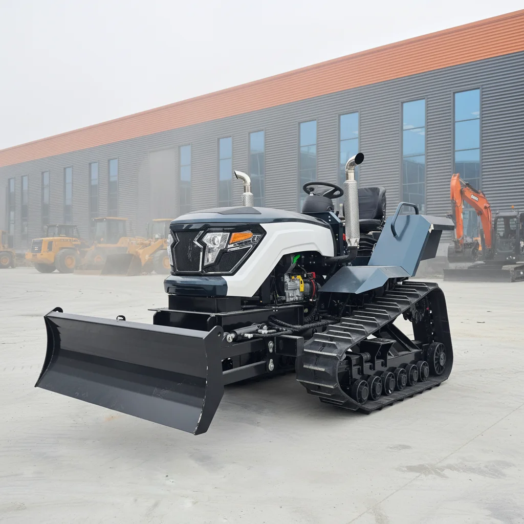 Customize Multi Functional Crawler Tractor With Shovel Bulldozer Breaker Hammer