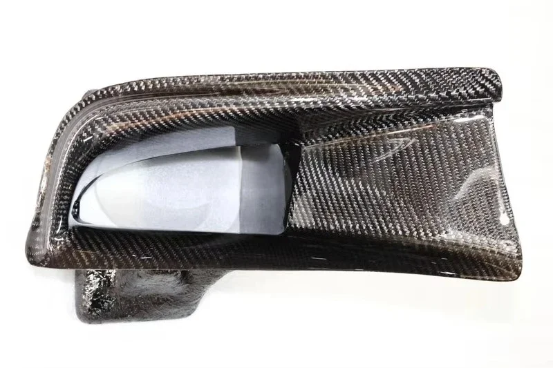 Trade Assurance Carbon Fiber Air Duct with FRP Fiber Glass Oil Clean Guide Fit For 2003-2005 Evolution 8 VS Style Exterior Trim