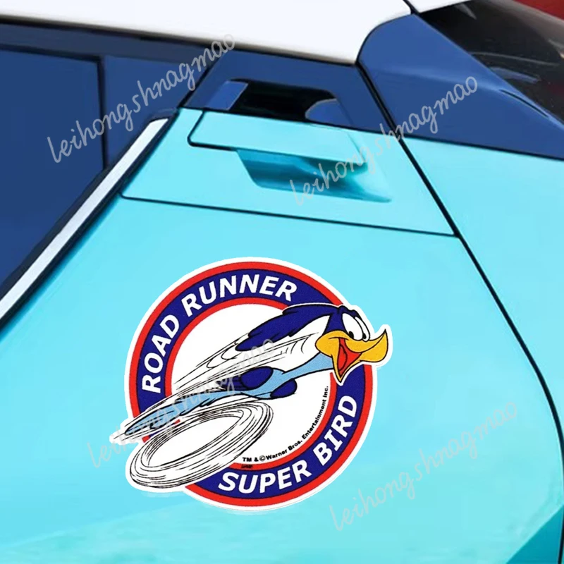 Personalized Road Runner Badge Brand Car Stickers Motorcycle Helmets Notebook Windshield Scratches Covered  Vinyl Stickers