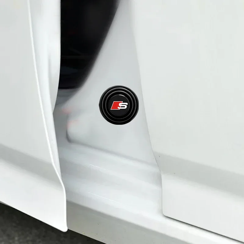 

Silicone Car Door Shock Absorber Cushion Shockproof Pad For Audi Sline A1 A3 A4 A5 A6 S6 A7 Q3 Q5 Q6 Q7 TT RS SportBack Etron