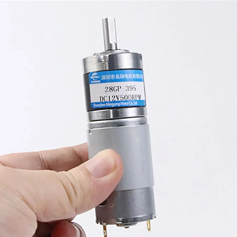 Micro DC Reduction Motor 12V 24V Low Slow Speed High Torque Can CW CCW Planetary Gear Electric Motor 28GP-395