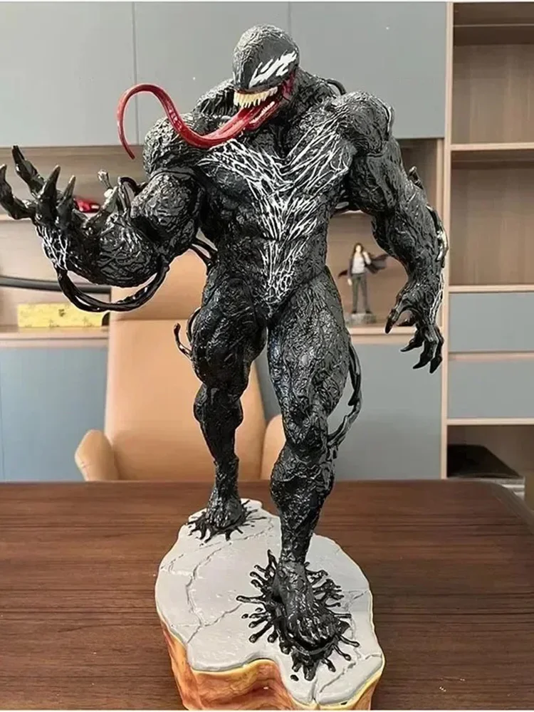 

30CM Venom Batman Hand-made Statue Movie Villain Around The Office Model Animation Ornaments Marvel Comics Hobby Collectibles