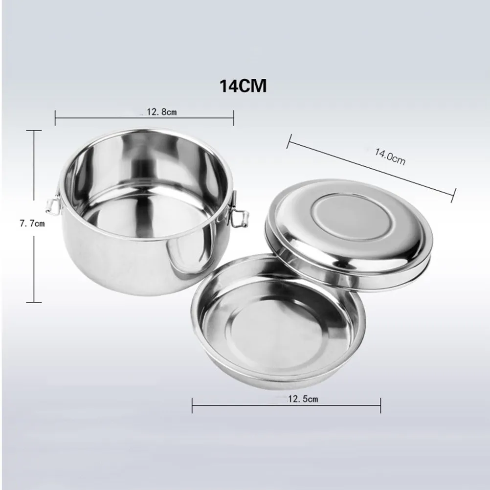 16Cm Stainless Steel Lunch Box Insulated Thermal Container with Leak Proof Seal Retains Fresh Flavor Portable Food