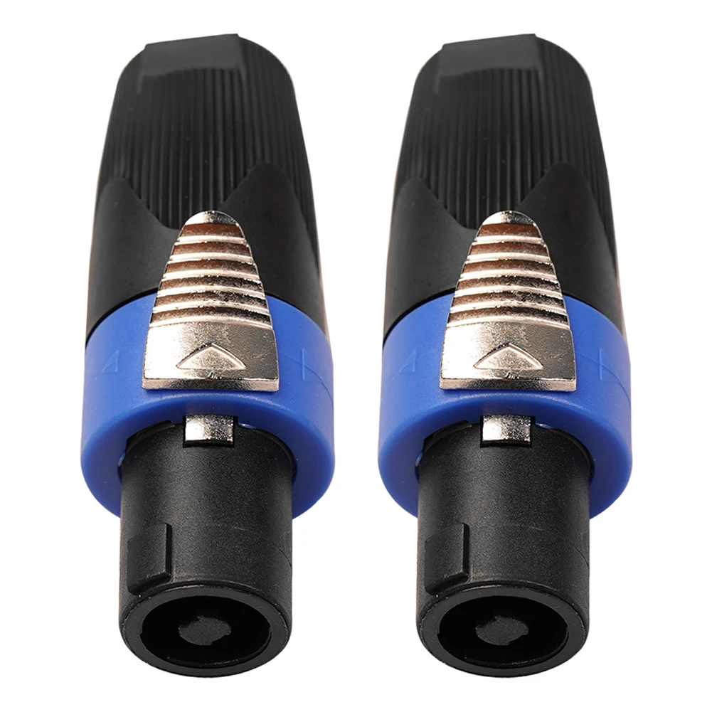 Professional 4 Pole Twist Lock Audio Speaker Plug Connectors Compatible with Neutrik Speakon NL4FC Two or Ten Pack