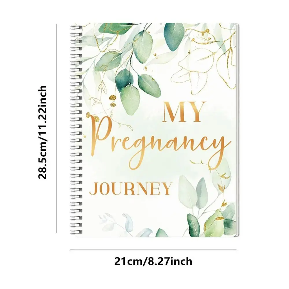 36 หน้า My Pregnancy Journal ปกแข็ง First Time Expecting การตั้งครรภ์ Book Keepsake Memory Book For Mom To Be ของขวัญ