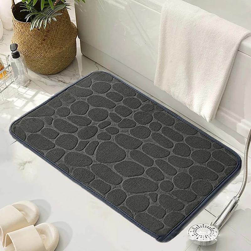 Super Absorbent Bath Mat Non Slip Rugs Bathroom Carpets Soft Floor Mat Bedroom Toilet Floor Shower Rug Home Decor