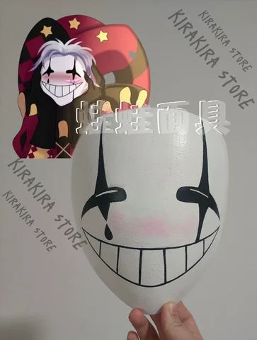 Pierrot mask - купить недорого | AliExpress