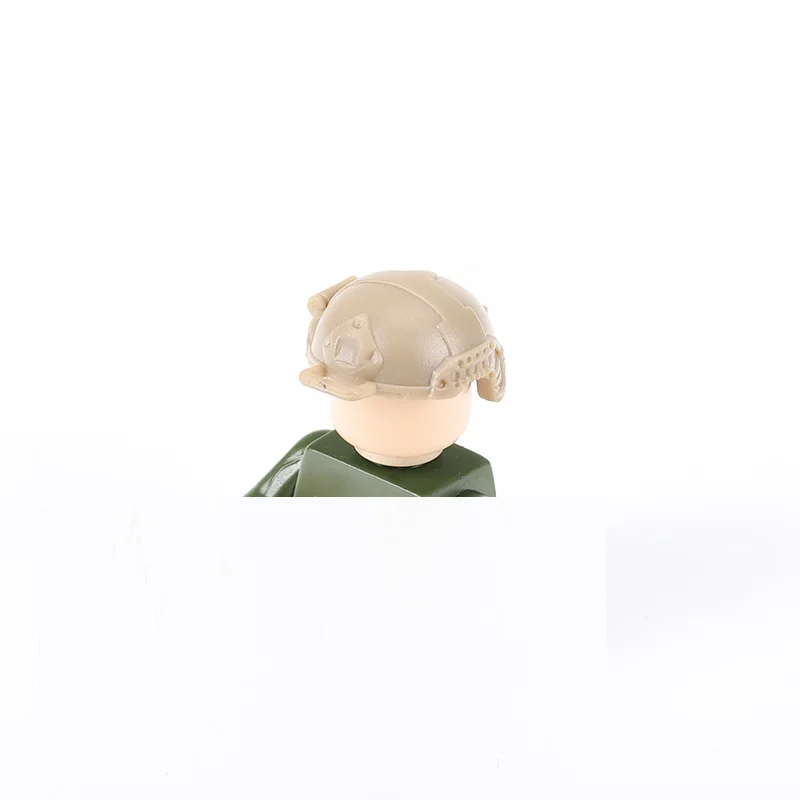 5 Stück/Set MOC SWAT-Helm Soldaten-Mini-Actionfiguren Militärwaffen Stadtzubehör Bausteine Spielzeug 14+ – Detail 4