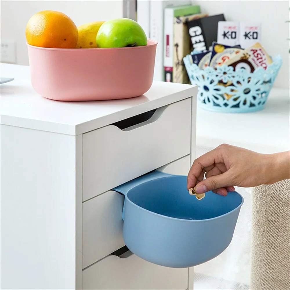 Trash Bin Kitchen Cabinet Door Hanging Large Trash Can Hanging Large Trash Can Household European -style Plastic Storage Box