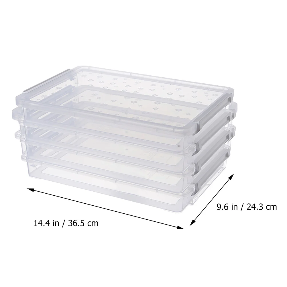 Transparent Storage Box Waterproof Pp File Organizer For Office Home Study Multilayers Document Storage Container File