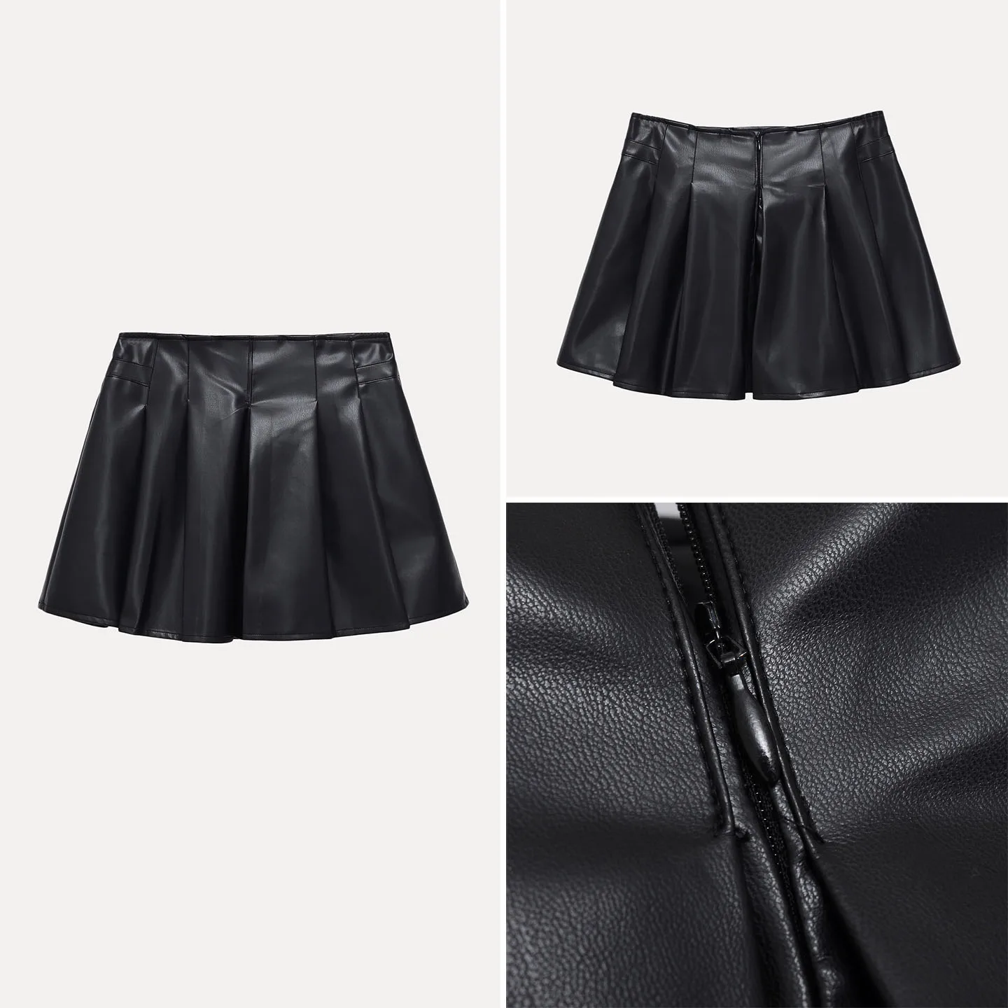 

Модная юбка, осеннее новое поступление, женская плиссированная юбка с низкой талией, индивидуальный дизайн с брюками Se Z