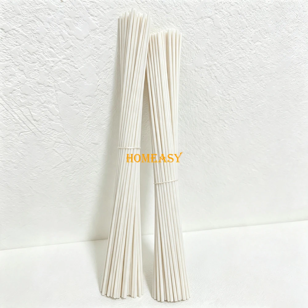 Home Fragrance Diffuser Sticks - 200Pcs 40cm Black White Fiber Diffuser
