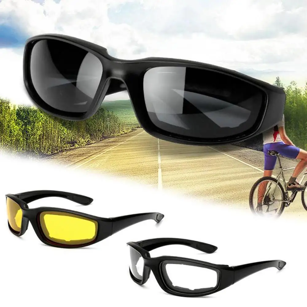 New Motorcycle Polarized Glasses Bike Cycling Windproof Riding Goggles Moto Eyewear Mens Sports Sunglasses Women Protective Eye