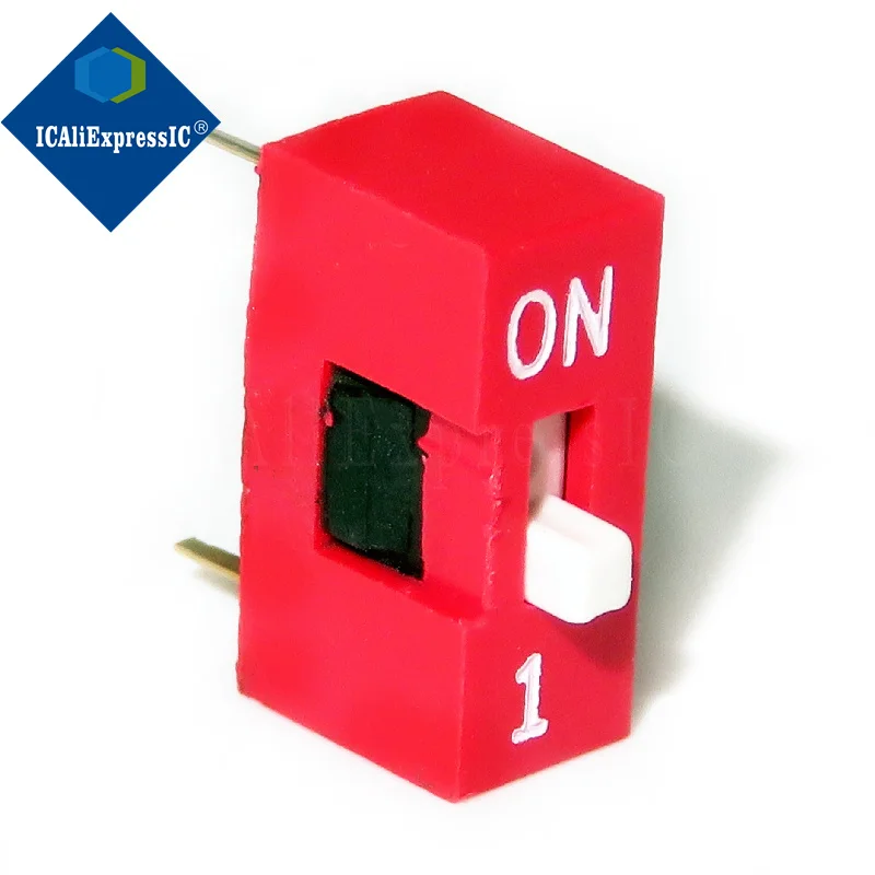 

10piece Red DIP switch DS-01 (1 bit)