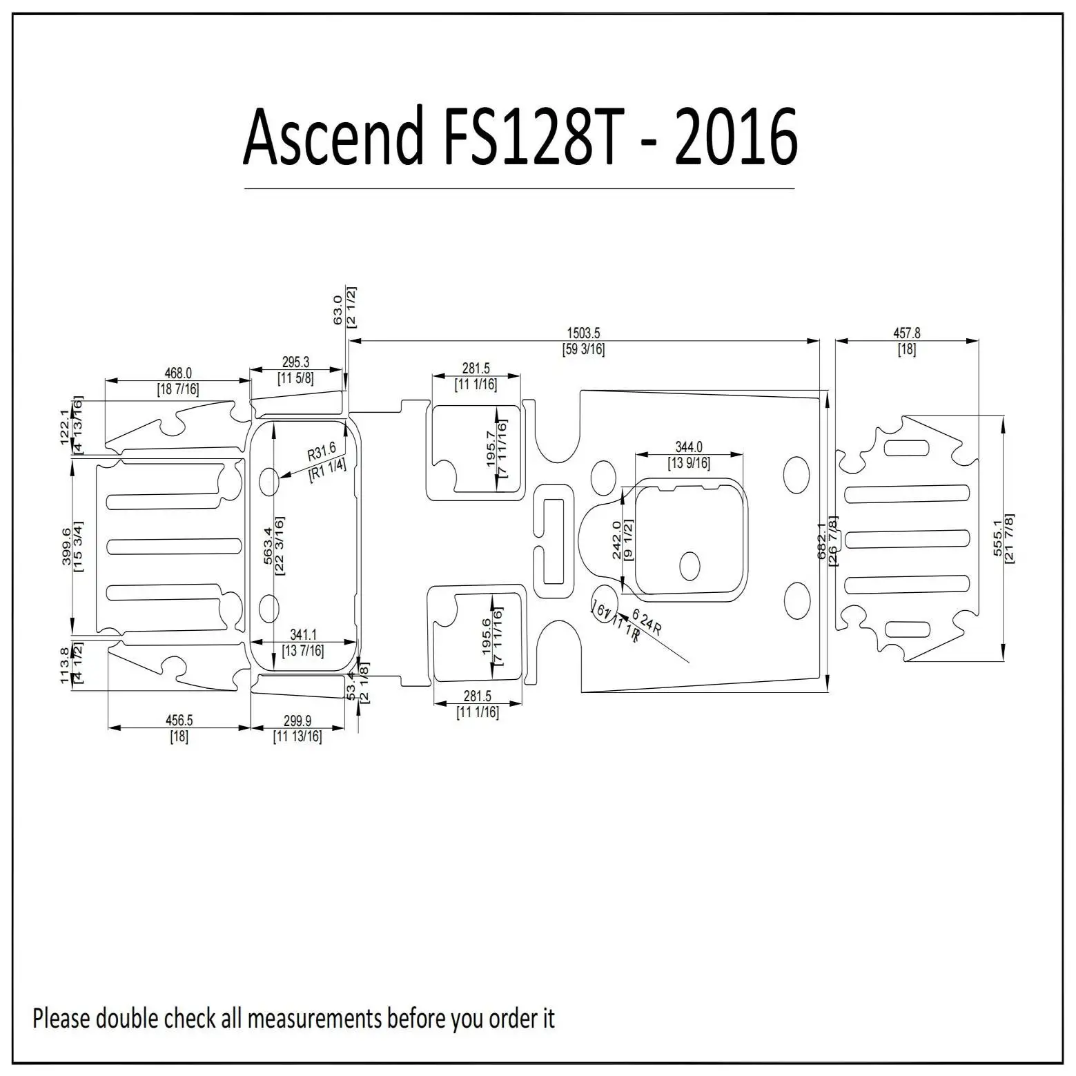 2016 Ascend FS128T Kayak Boat EVA Foam Teak Deck Floor Pad Flooring