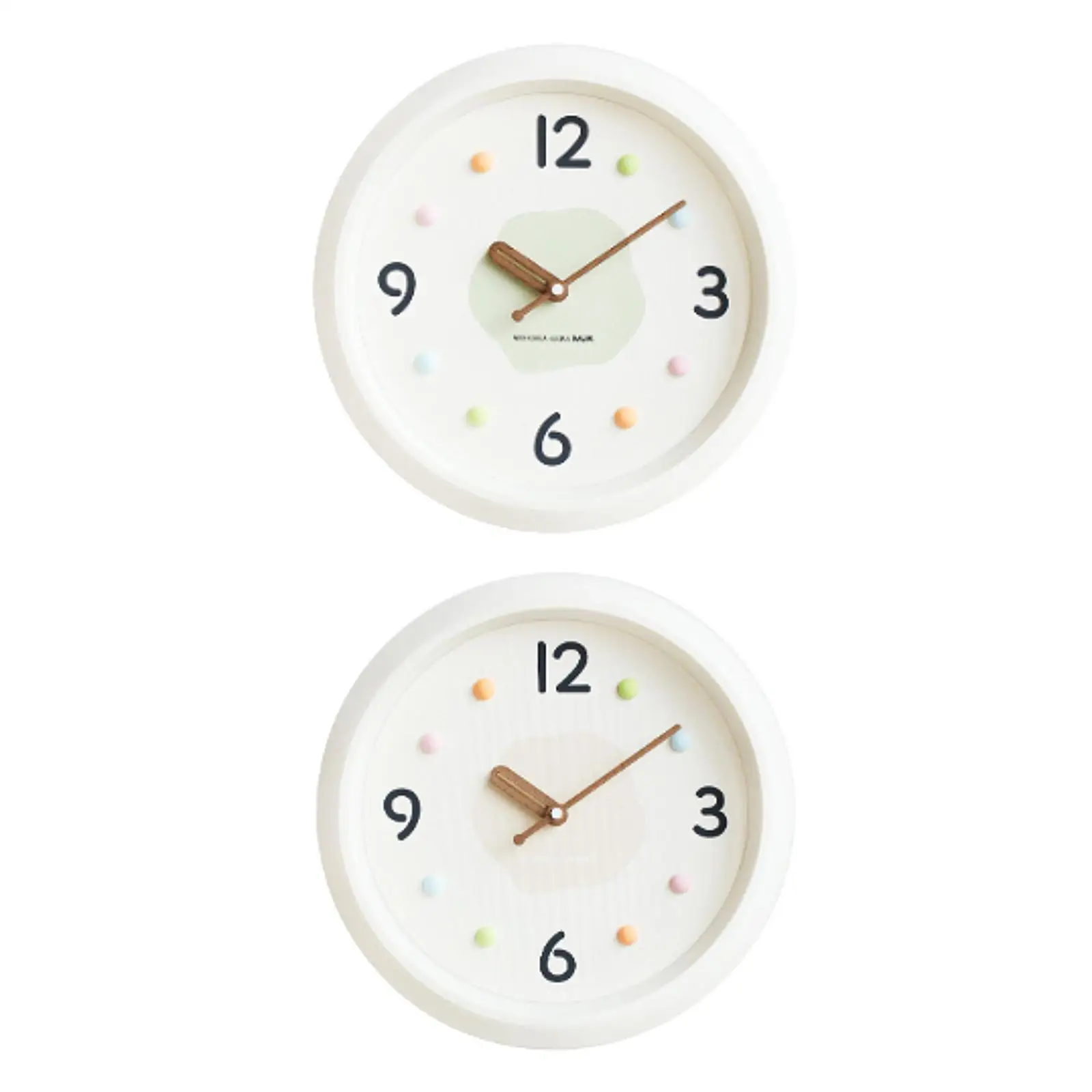 Modern Wall Clock Decorative Clock Round Minimalist Silent Wall Hanging Clock Large Numerals, for Home Office Kitchen Decor