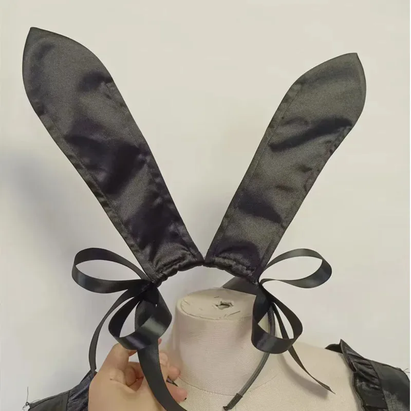 Аниме Alien Stage Bunny Косплей Костюм Парик Головные Уборы Mizi Cafe Бальное Платье Сексуальный Кролик Девушка Комплект Хэллоуин Костюм 5ftu^