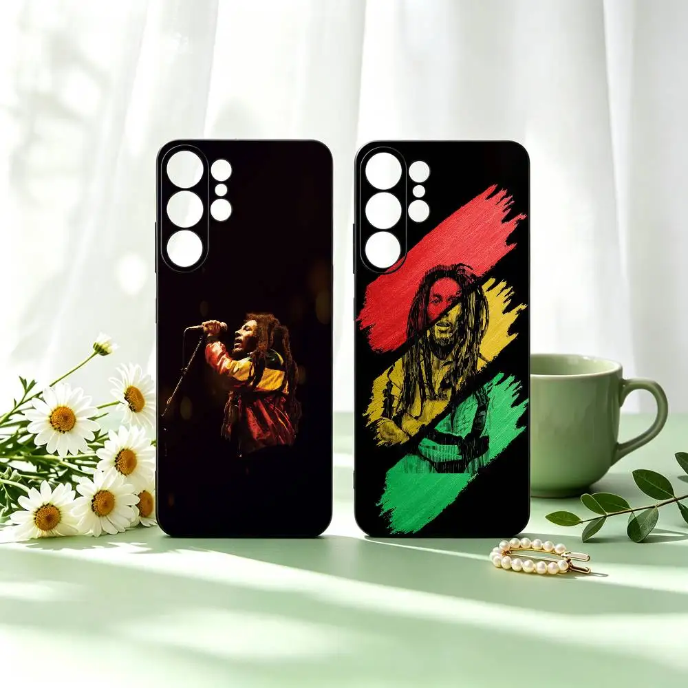 BoB cp-Marley REGGAE Phone Case For Samsung S26,S25,S24,S23,S22,S21,S30,Ultra,Plus,Fe,Soft Silicone Black Cover