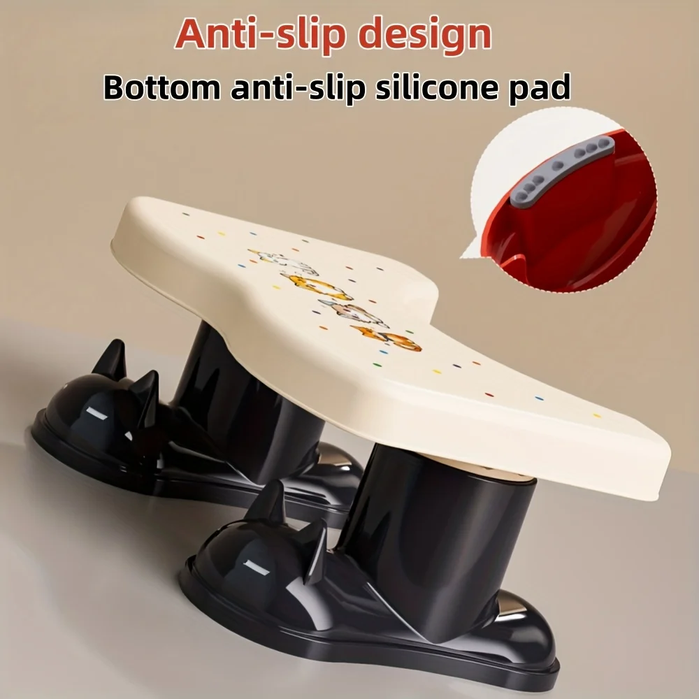 مقعد مرحاض القرفصاء للبالغين، مقعد قرفصاء مقاس 7 بوصة للبالغين، مقعد نونية غير قابل للانزلاق للتبرز، مرحاض محمول بخطوة القدم