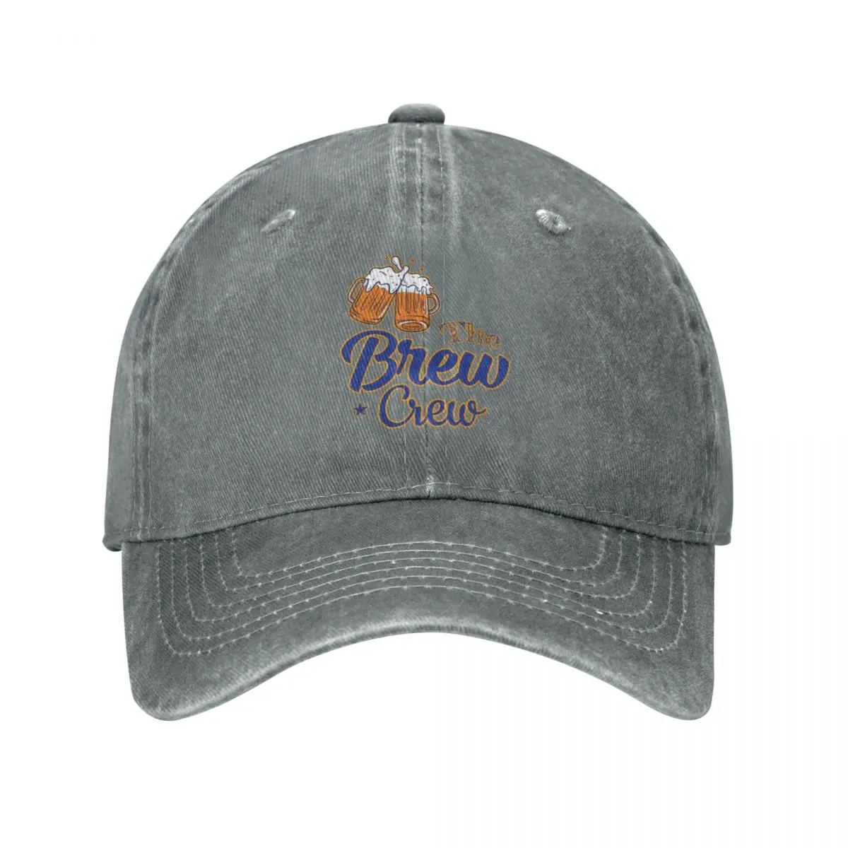 

The Brew Crew T-shirt, High quality , Gift for Guys and Girls, Beer Funny Print Cap Cowboy Hat fur hat women's hats 2023 Men's