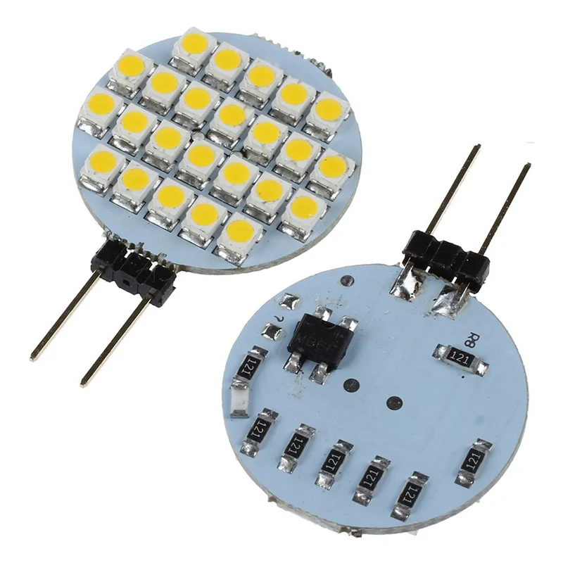 

LICE-30X G4 SMD 24 светодиодный кабинет морской кемпер автомобильная лампа 12 В теплый белый свет