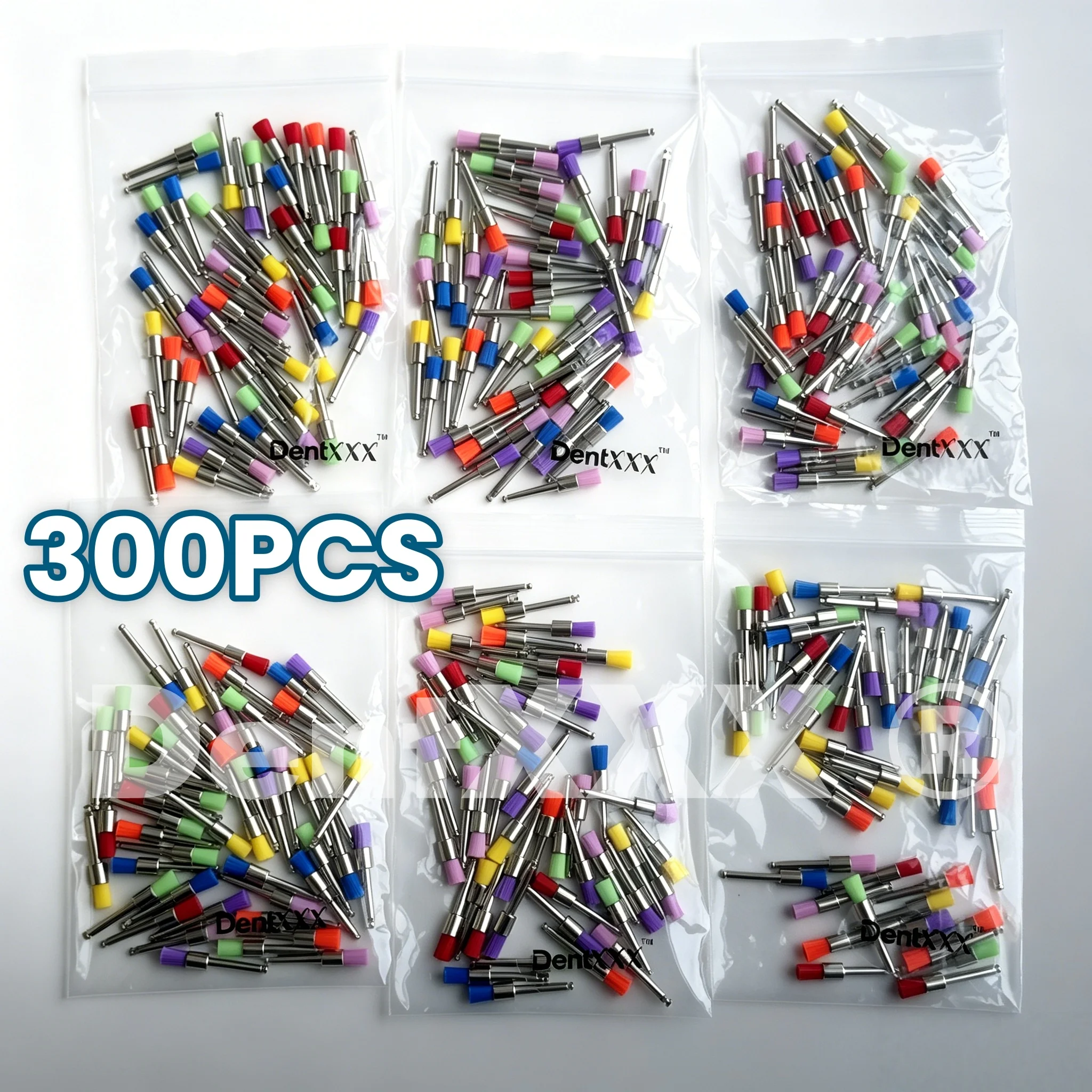 50/100/300PCS Soft Nylon Polishing Heads Brushes, Cleaning Tools