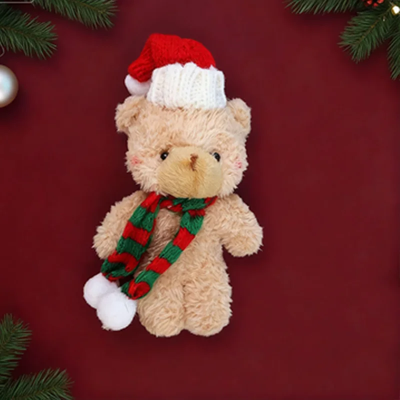 Cute Mini blush teddy bear Plush Toy Soft Animal Doll Home Decoration Christmas Gift Children's Birthday Gift Companion Gift