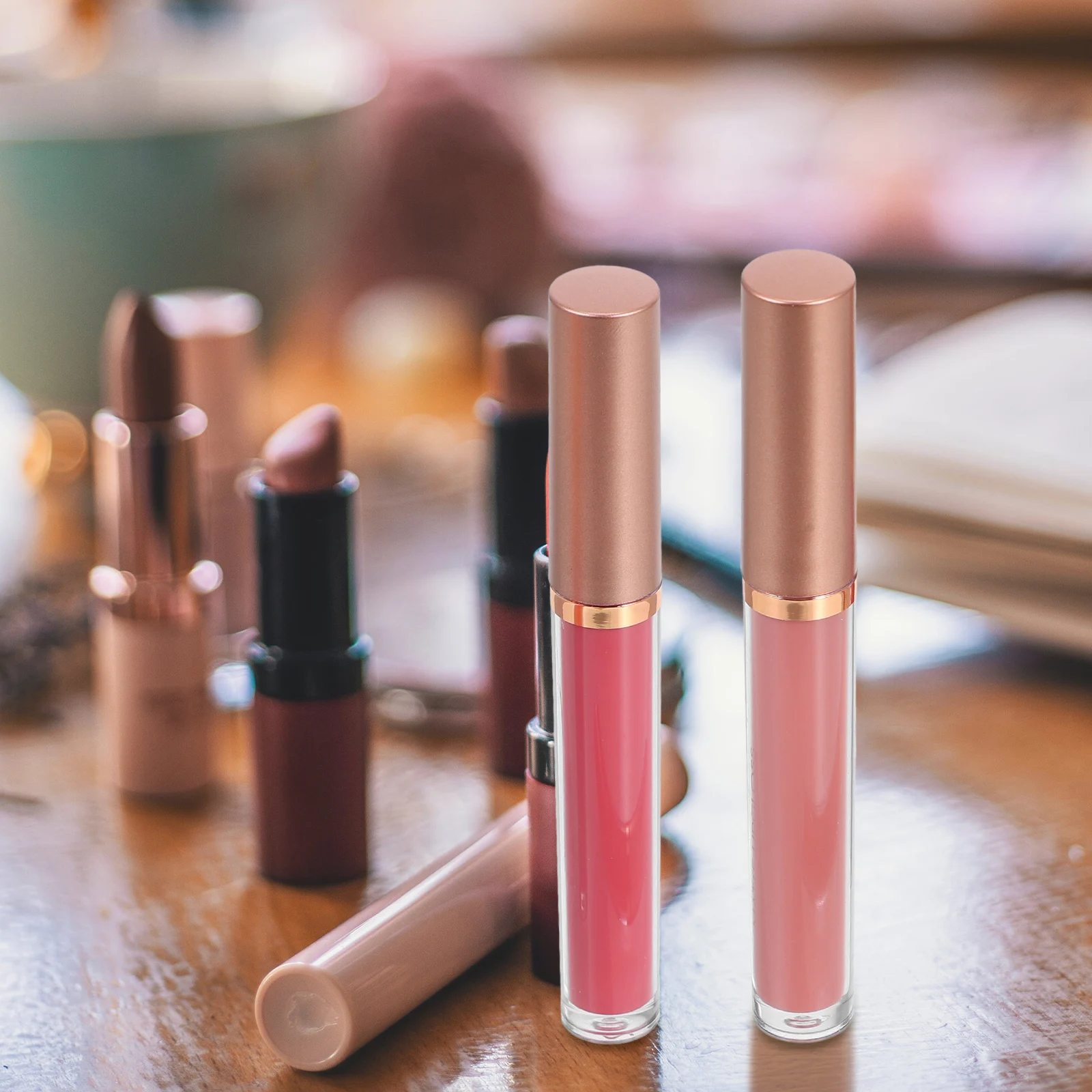 

Набор из 3 матовых жидких помад: стойкие, водостойкие, нелипкие, комфортные в использовании, универсальные оттенки для женщин