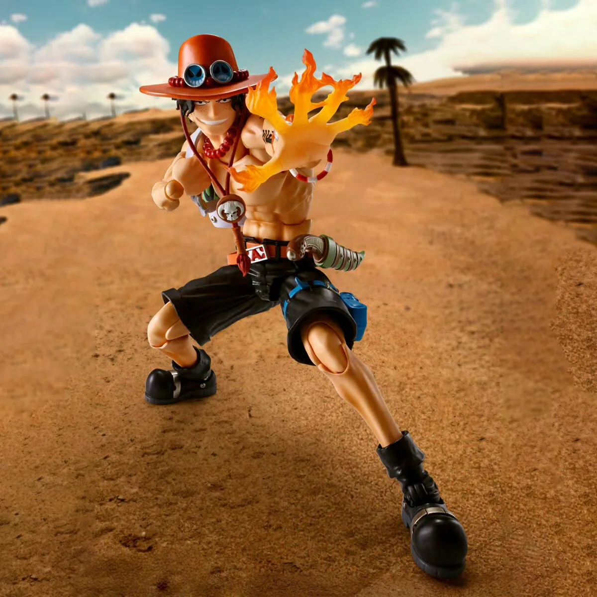 

17cm One Piece Anime Figure Portgas·D· Ace Figures Flame Ace Action Figurines Statue Doll Collection Decoration Model Toy Gift