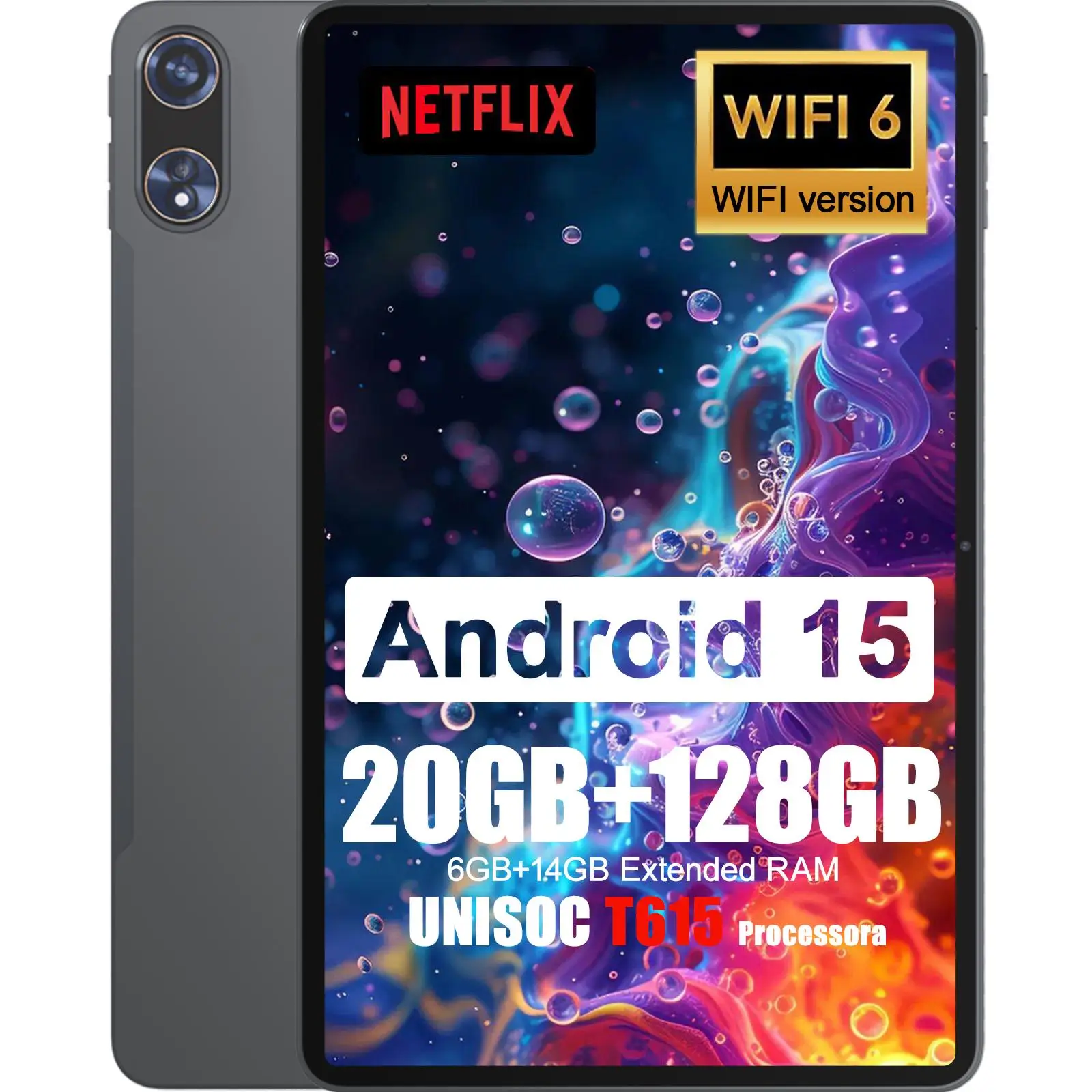 SUXI MEGA-98K wifi Android Tablet 12" 2K 20+128GB 8000mAh Android 15 wifi Quad Speakers pad cod