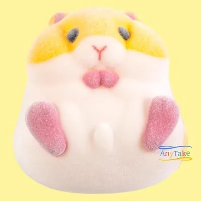 Japan Originele Capsule Spelgoed Schattige Kawaii Vette Melkachtige Zachte Hamster Massaal Pluche Knijpen Stress Reliëf