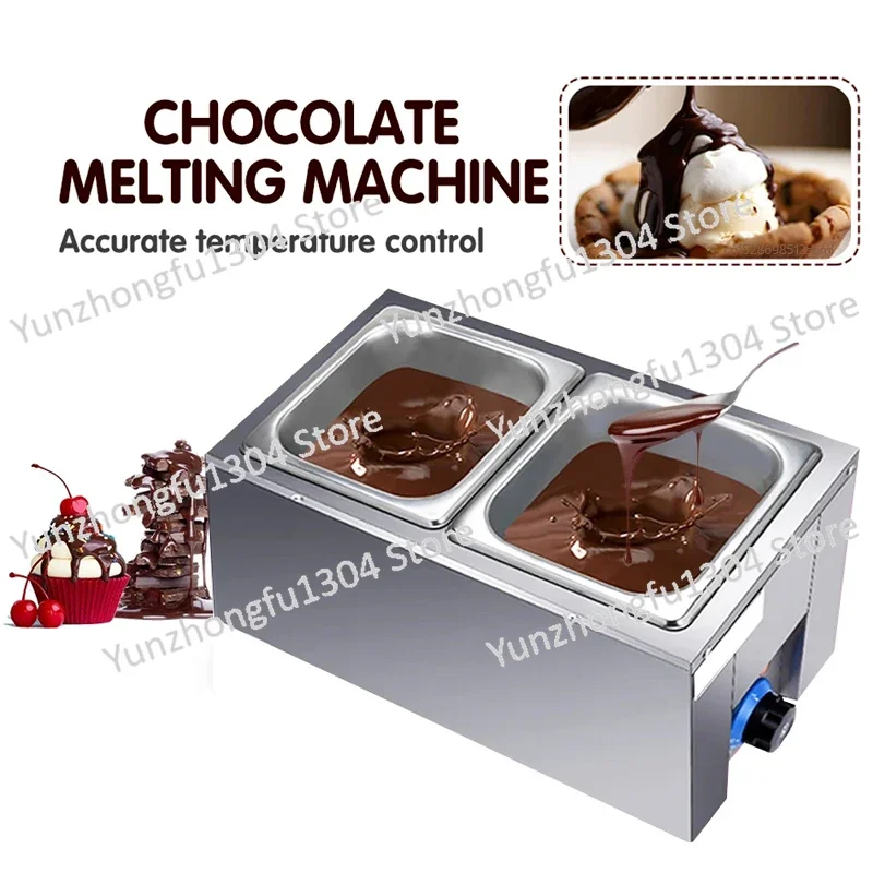 Electric Chocolate Melting Machine 110V/220V Chocolate Melting Furnace Butter Tempering Cream Machine Pearl Milk Heating Stove