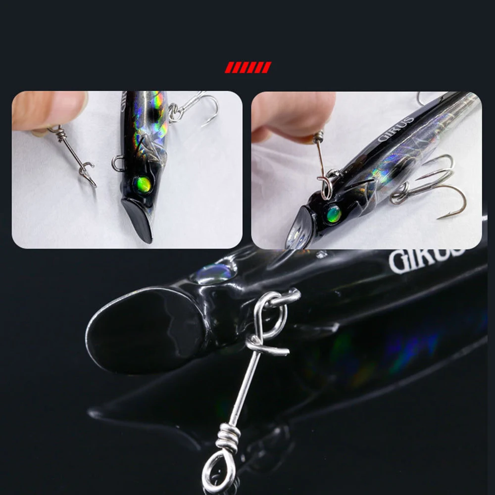 موصل دوار من الفولاذ المقاوم للصدأ ، 50 ، خطاف صيد ، موصل برميل ، ملحقات للمياه العذبة والمياه المالحة