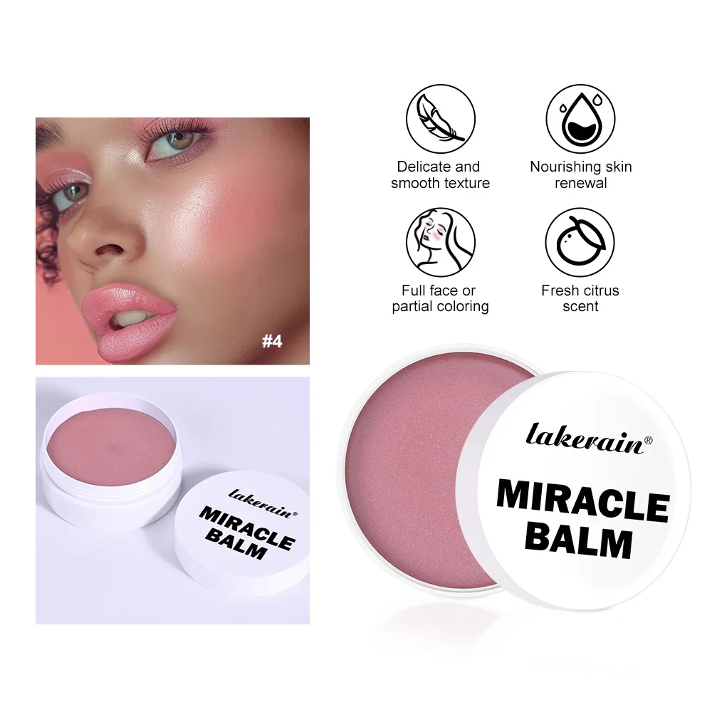 Kremowy róż do policzków Mulit Glow Balm Blush Balm Face Makeup Radiant Finish Hydrating Creamy Lightweight & Blendable Color Face