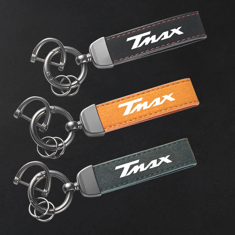 

Высококачественный кожаный замшевый брелок для ключей мотоцикла для YAMAHA TMAX 530/500 T-MAX 500 TMAX T-MAX 530 SX DX TMAX 560 Tech TMAX