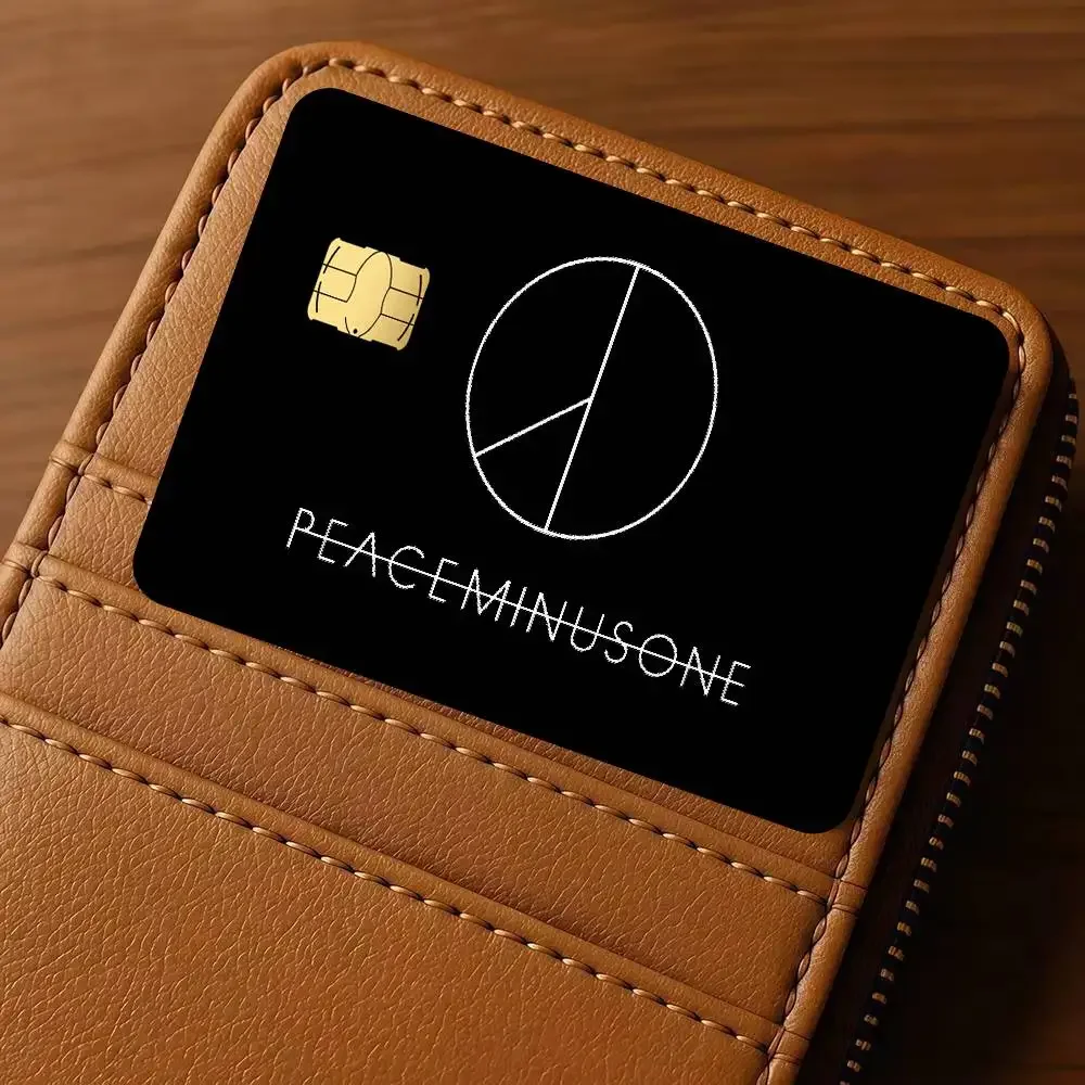 Fashion Art P-PeaceminusoneS Cool Diy Credit Debit Card Sticker Party Sticker Decoration Waterproof Small Chip Card Skin Sticker