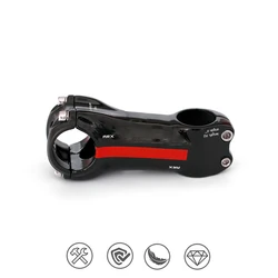 Road Bike Stem/MTB Bike Stem UD Carbon Stem,suitable for 3T 6Degree/17Degree, 80mm, 90mm, 100mm, 110mm, 120mm