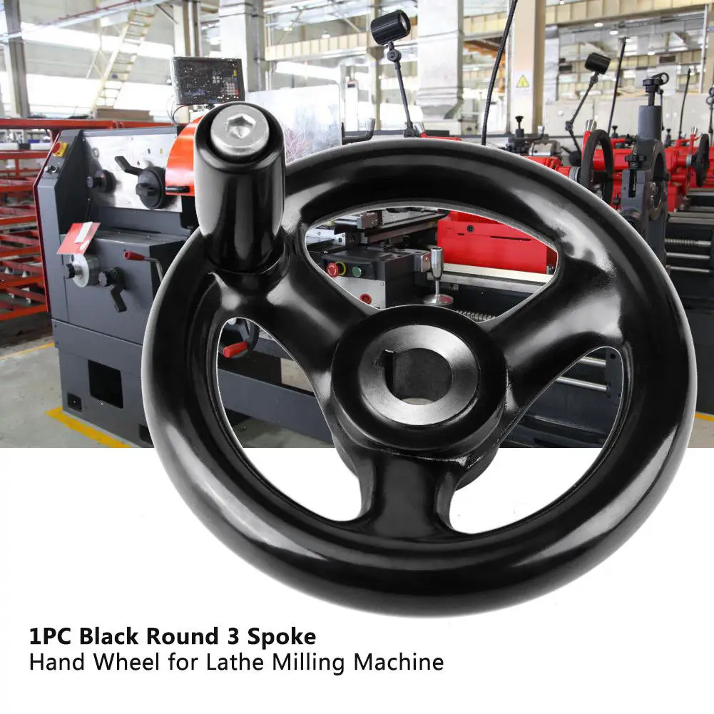 Industrial Handwheel Metal Manual Control Wheel for Lathe Machine Tools Precision Adjustment Round Grip Equipment Parts
