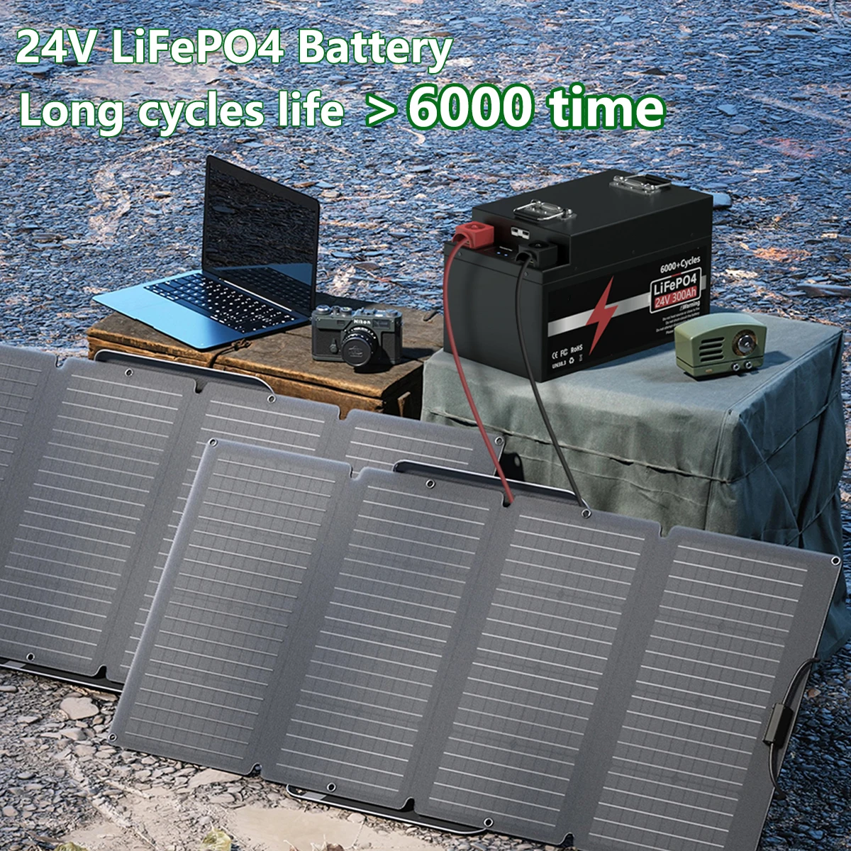 VEFEPO4-Batterie 48V, 3kW/5kW/10kW, 100Ah/200Ah, avec LilRS485 BMS 32 Parallèle pour Installation Solaire Hors Réseau, Garantie de 10 ans