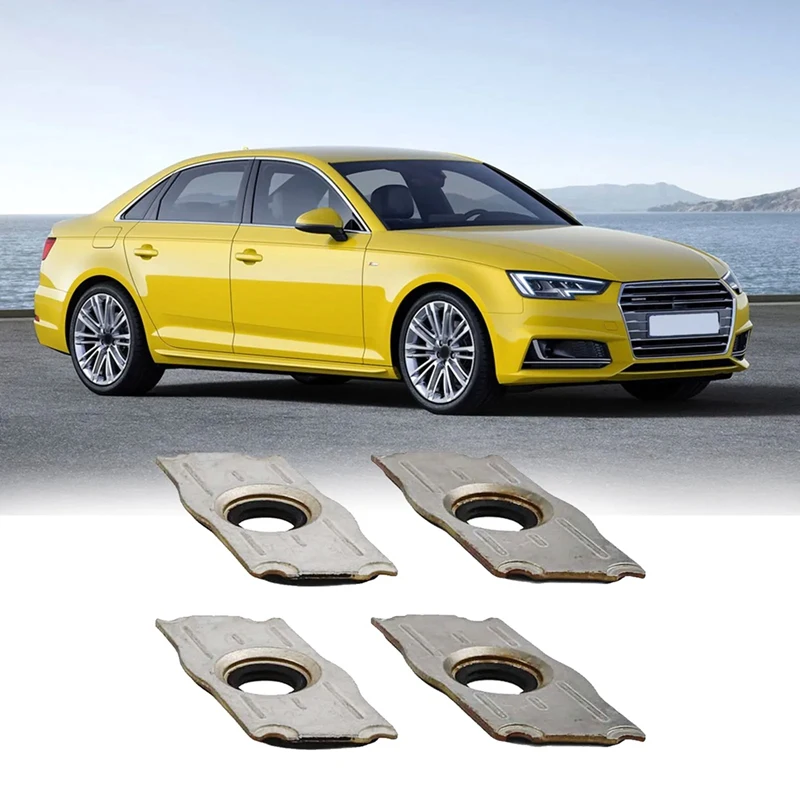 Super Sale 4pcs Car Fuel Injector Sealing Plate Set 03L103113 for A3 for Mk2 for A4 for A5 for Q7 Sealing Plate Auto Accessories
