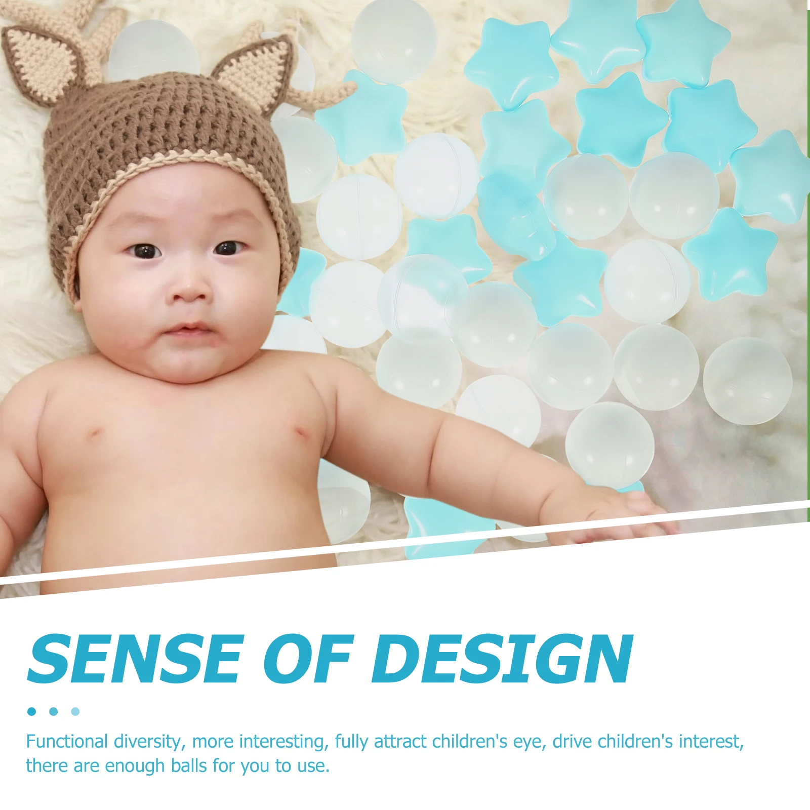 Boules d'océan rondes en plastique, 100 pièces, boules pour enfants, piscine, maison de jeu, décorations de fête, jouets de natation, boules rondes