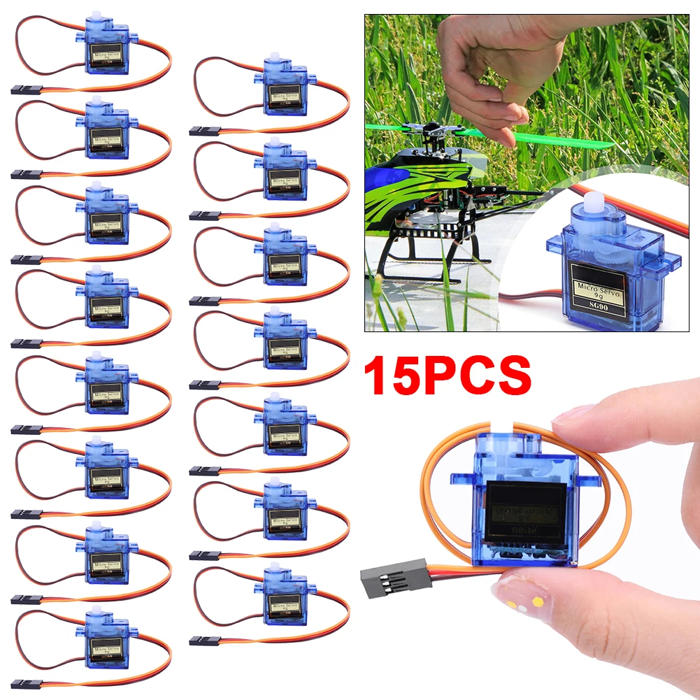 

1-20 шт. SG90 9G Микросервопривод для радиоуправляемых самолетов и роботов, 180° ° /360 ° Сервопривод для управления самолетами и вертолетами с неподвижным крылом