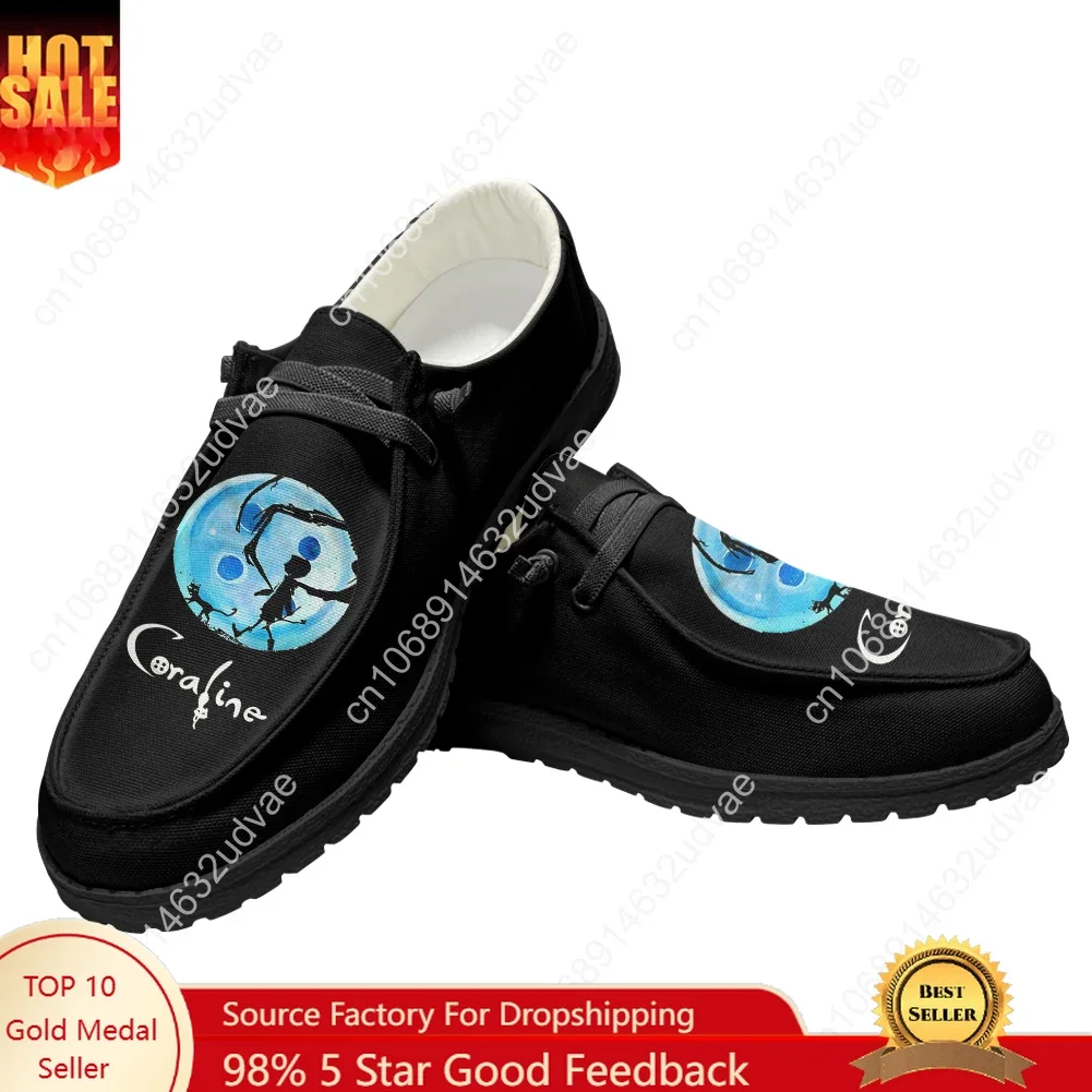 

Coraline The Secret Door Casual Shoes Flat Shoe Men Woman Breathable Casual Indoor Outdoor Lightweight Footwear Custom Made Shoe