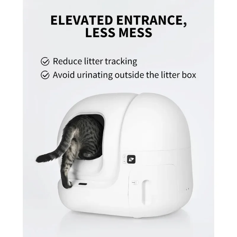 Original PETKIT PuraMax Fence Elevated Entrance For PuraMax Self-Cleaning Cat Litter Box Anti-Leak Urine and Cat Litter Baffle