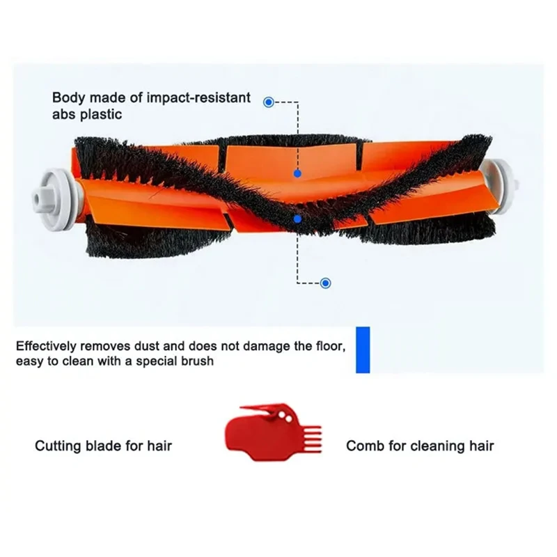 For Xiaomi Mi Robot Vacuum-Mop 2 Pro/Lite MJST1SHW MJSTL Vacuum Cleaner Accessories Filter Mop Cloth Main Side Brush