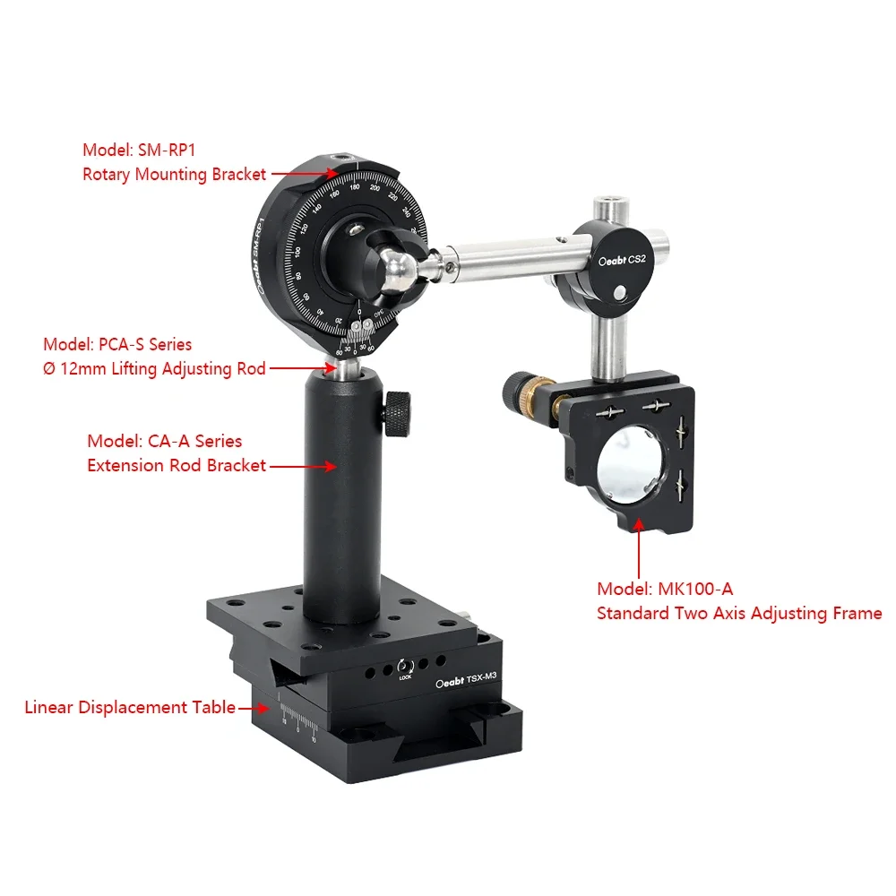 Serie SM1-M SM1 adattatore filettato esterno vite di conversione adattatore filettato elemento ottico gruppo meccanico ottico M4 M6