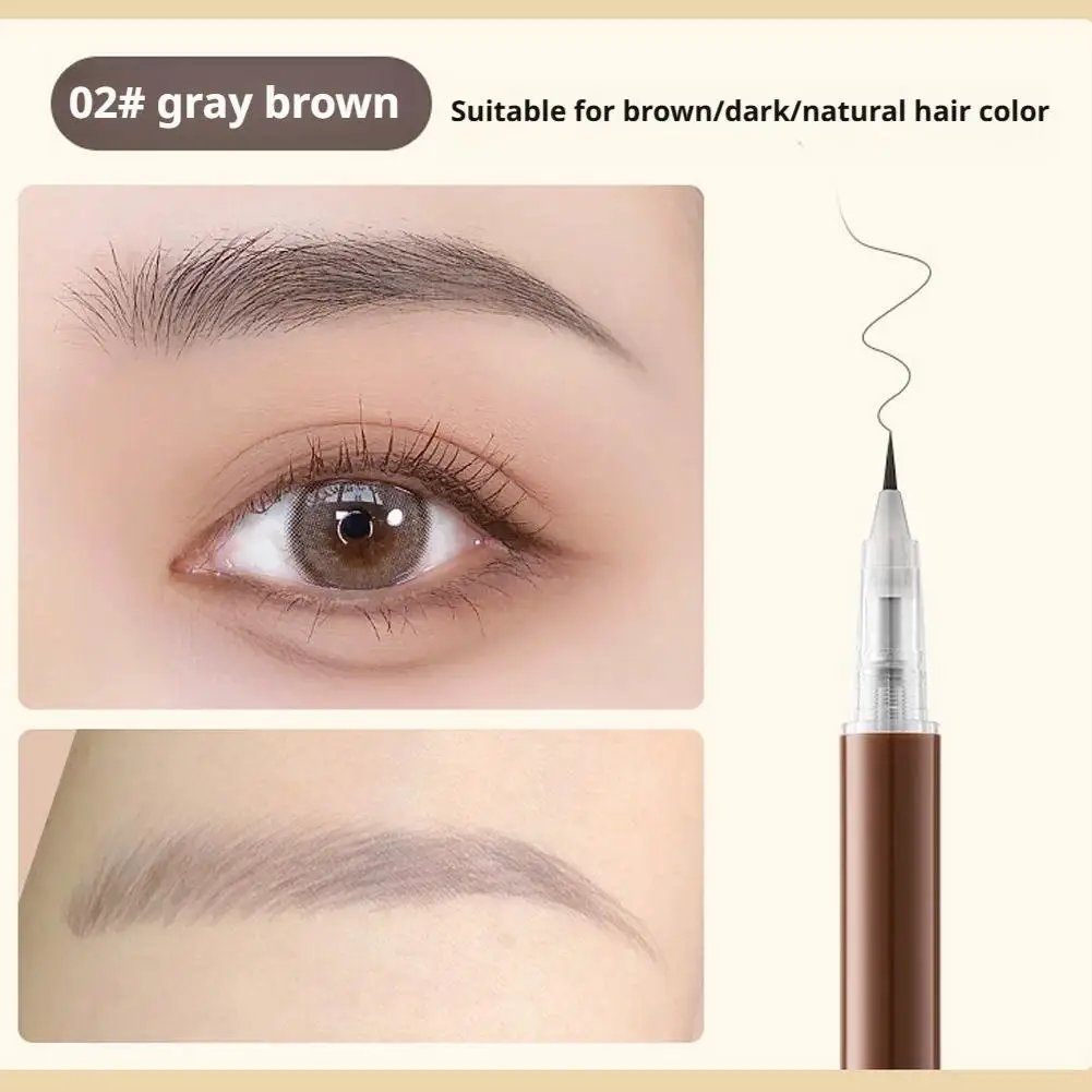 3 색 1pc 눈썹 펜 방수 팁 눈썹 펜 블랙 눈썹 문신 방수 펜 눈썹 액체 메이크업 연필 J5R8