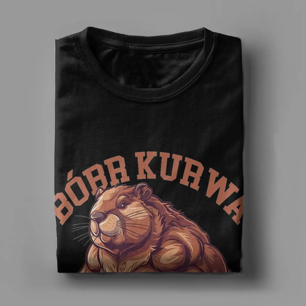 Bobr Kurwa Bober Beaver abbigliamento t-shirt uomo donna polonia Polish Animal Meme Leisure Cotton Summer Clothes